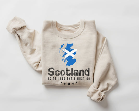Scotland is Calling and I Must Go Scotland Trip Sweater