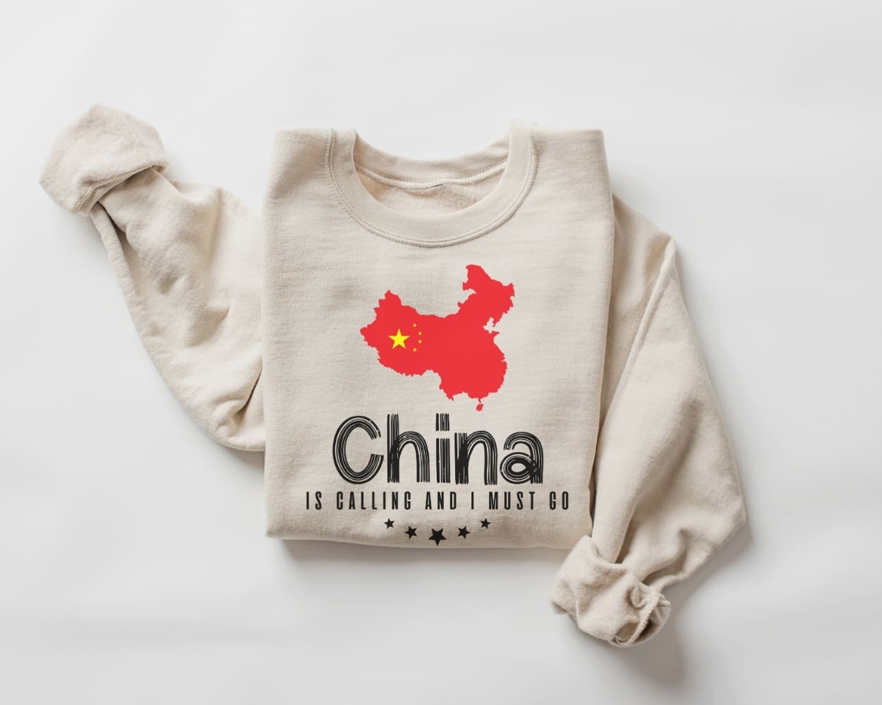 China is Calling and I Must Go Sweatshirt - China Tour Sweater