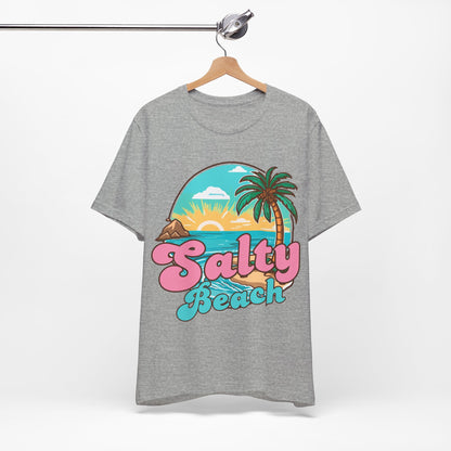 Salty Beach Shirt - Retro Summer T-shirt - Funny Beach GIft