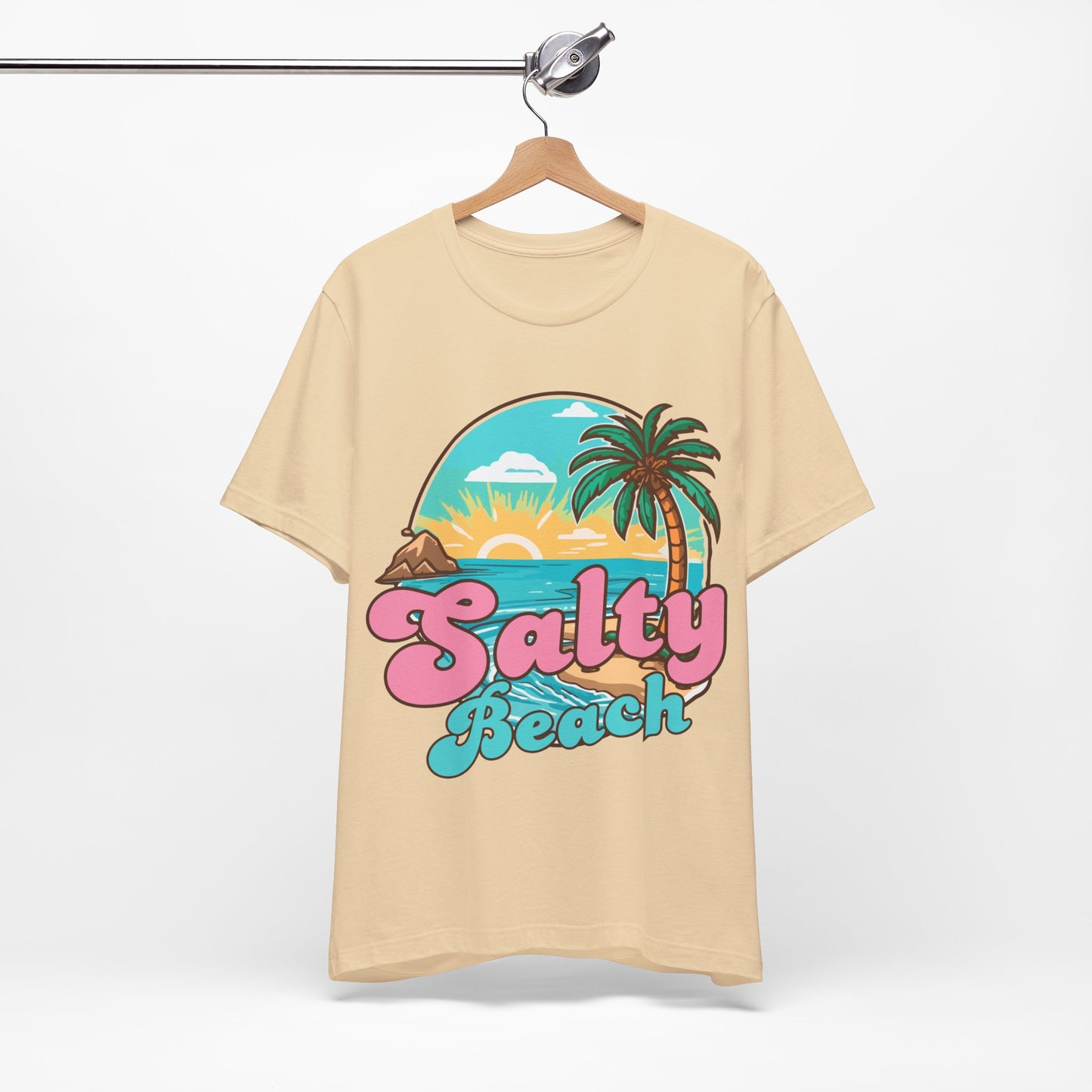 Salty Beach Shirt - Retro Summer T-shirt - Funny Beach GIft