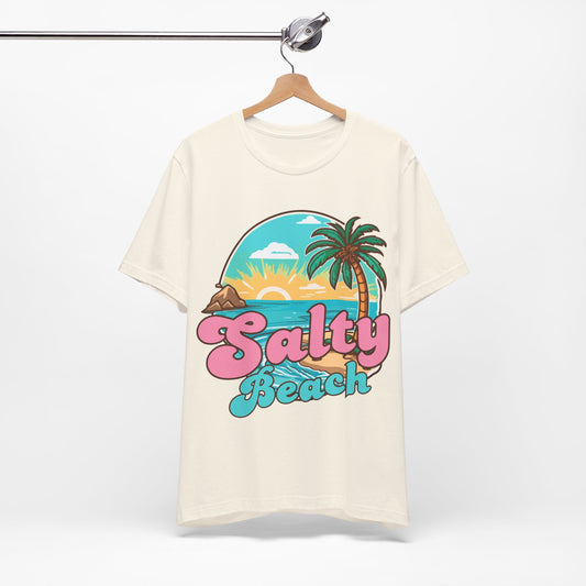 Salty Beach Shirt - Retro Summer T-shirt - Funny Beach GIft