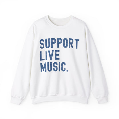 Support Live Music Sweathirt Country Music Sweater Gift For Music Lover