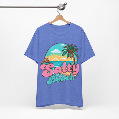 Salty Beach Shirt - Retro Summer T-shirt - Funny Beach GIft