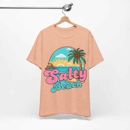 Salty Beach Shirt - Retro Summer T-shirt - Funny Beach GIft