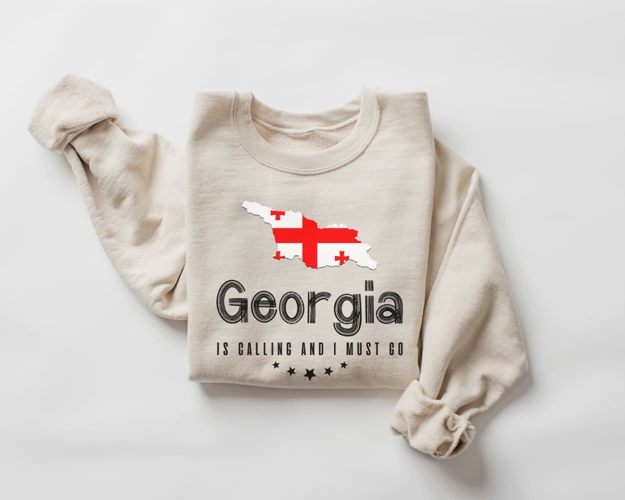 Georgia is Calling and I Must Go Sweatshirt - Georgia Tour Sweater