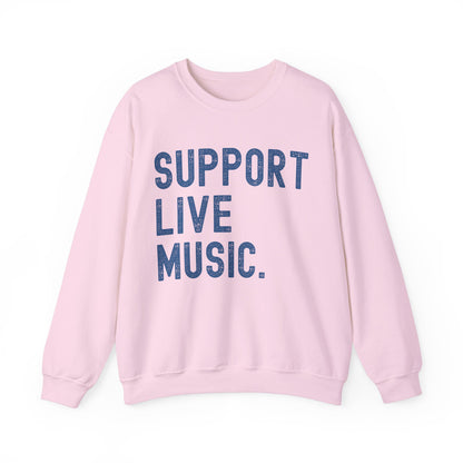 Support Live Music Sweathirt Country Music Sweater Gift For Music Lover