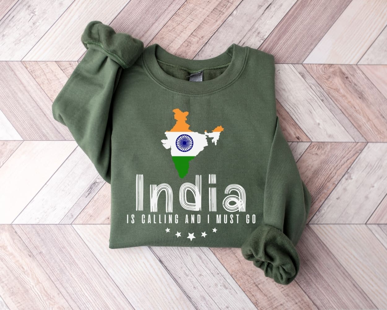 India is Calling and I Must Go Sweatshirt - India Tour Sweater