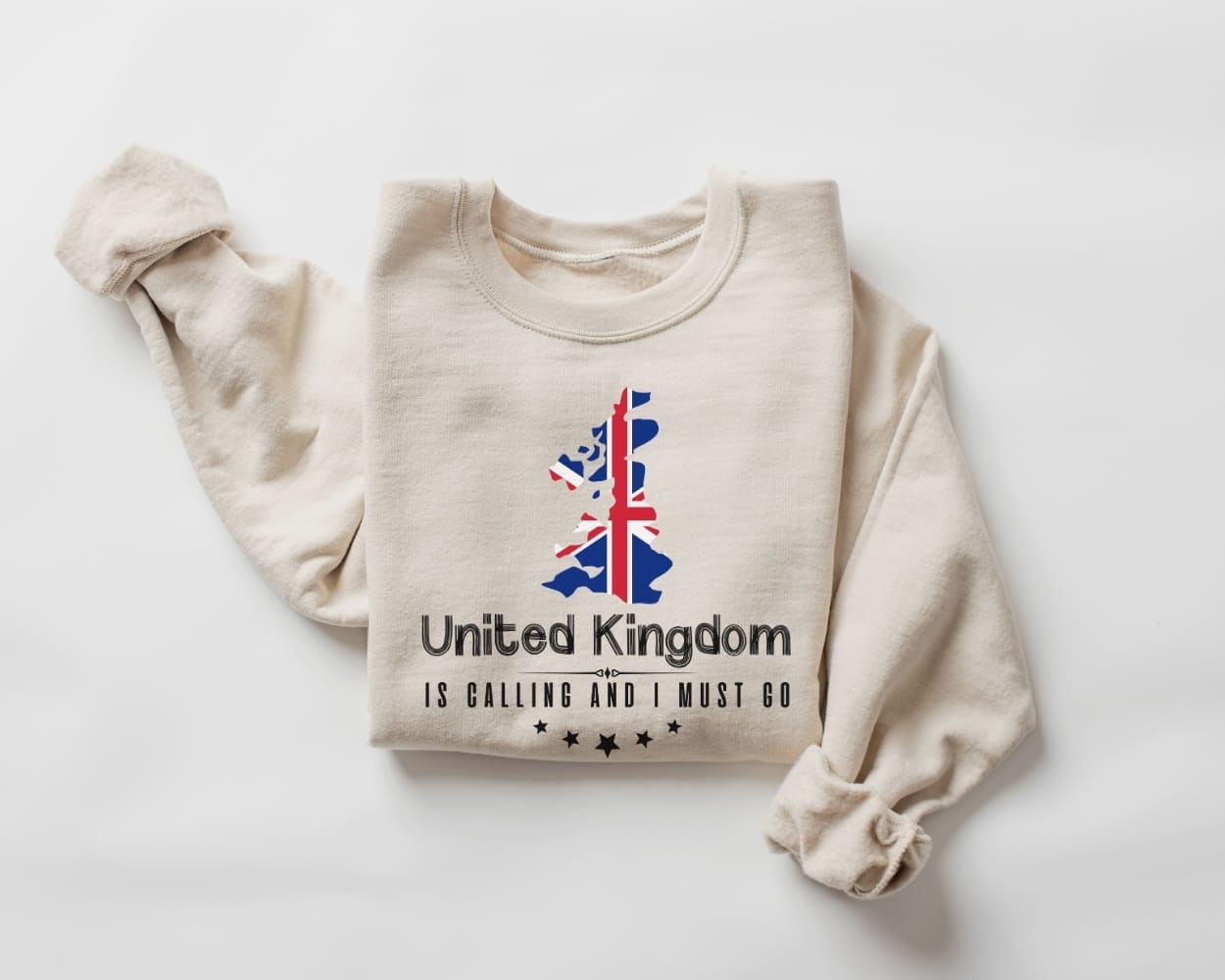 United Kingdom is Calling and I Must Go Sweatshirt - UK Tour Sweater