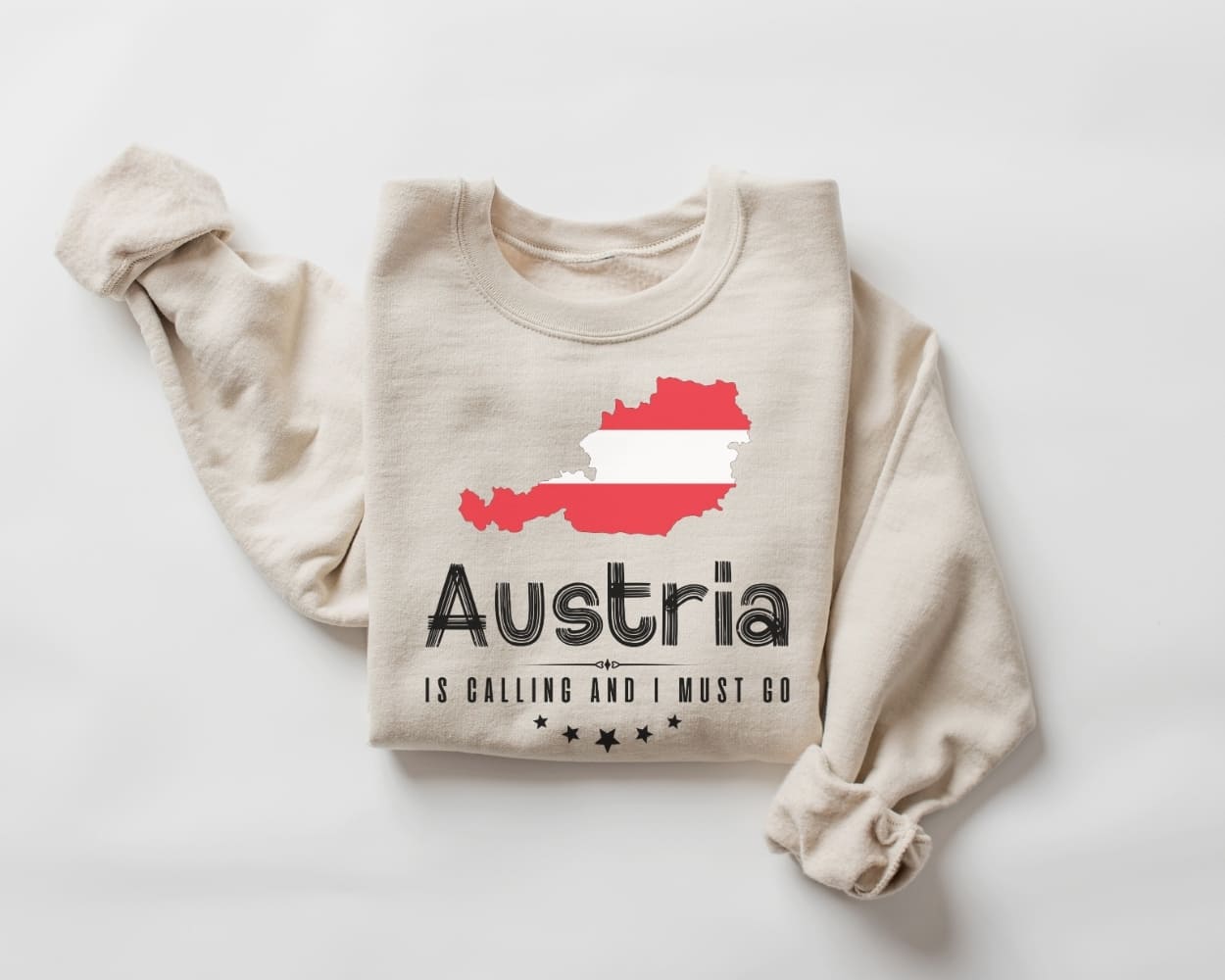 Austria is Calling and I Must Go Sweatshirt - Austria Tour Sweater