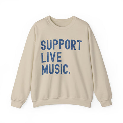 Support Live Music Sweathirt Country Music Sweater Gift For Music Lover