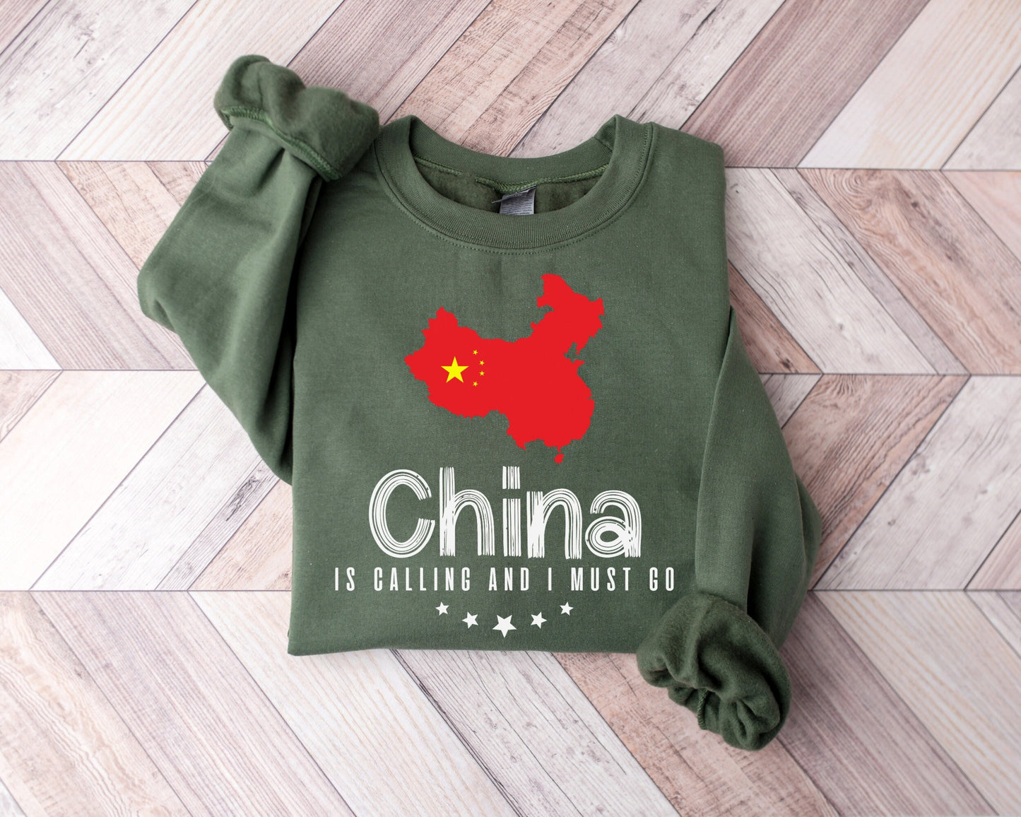 China is Calling and I Must Go Trip Sweatshirt