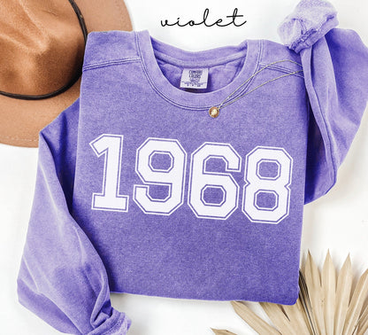 1968 Birth Year Birthday Sweatshirt
