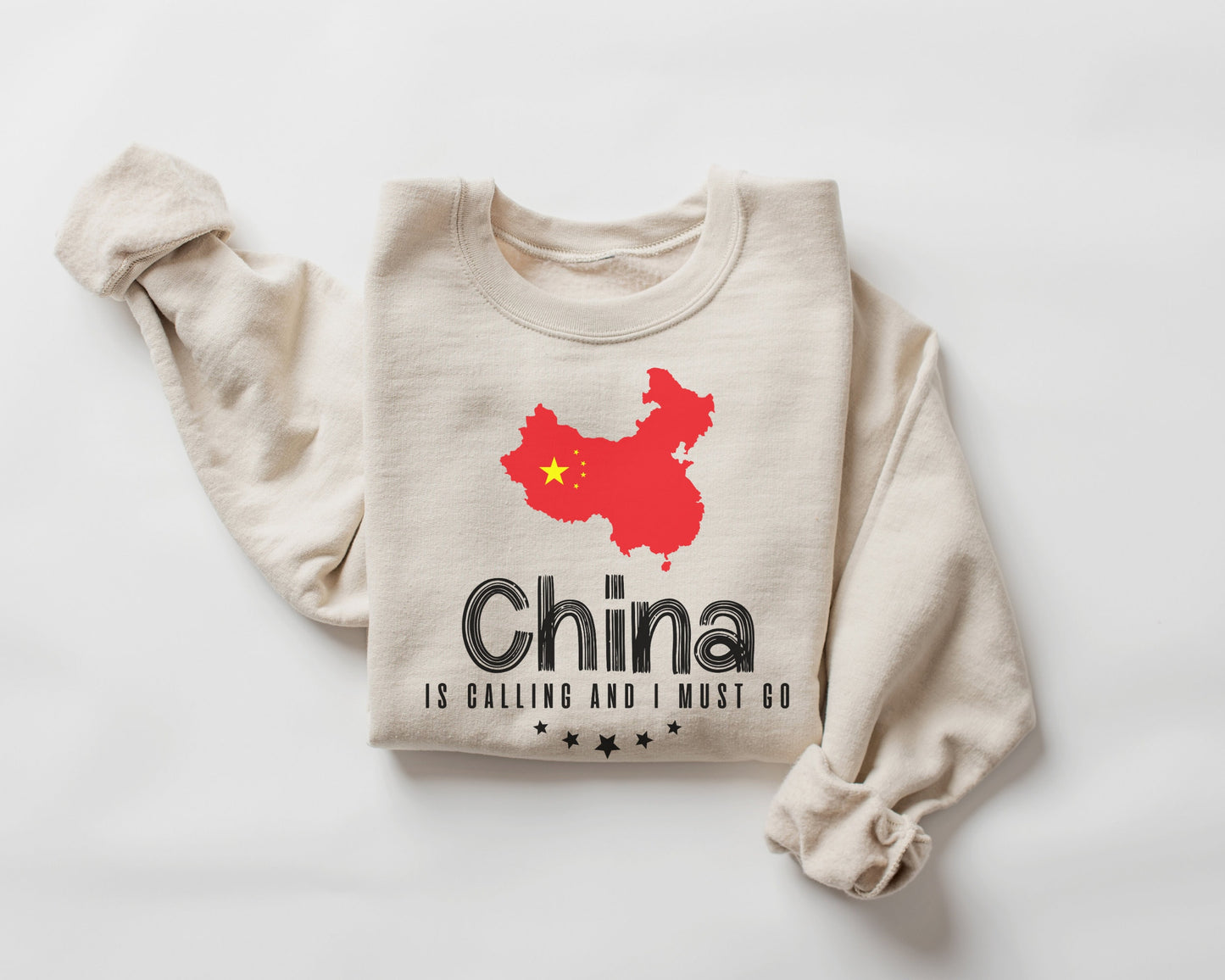 China is Calling and I Must Go Trip Sweatshirt